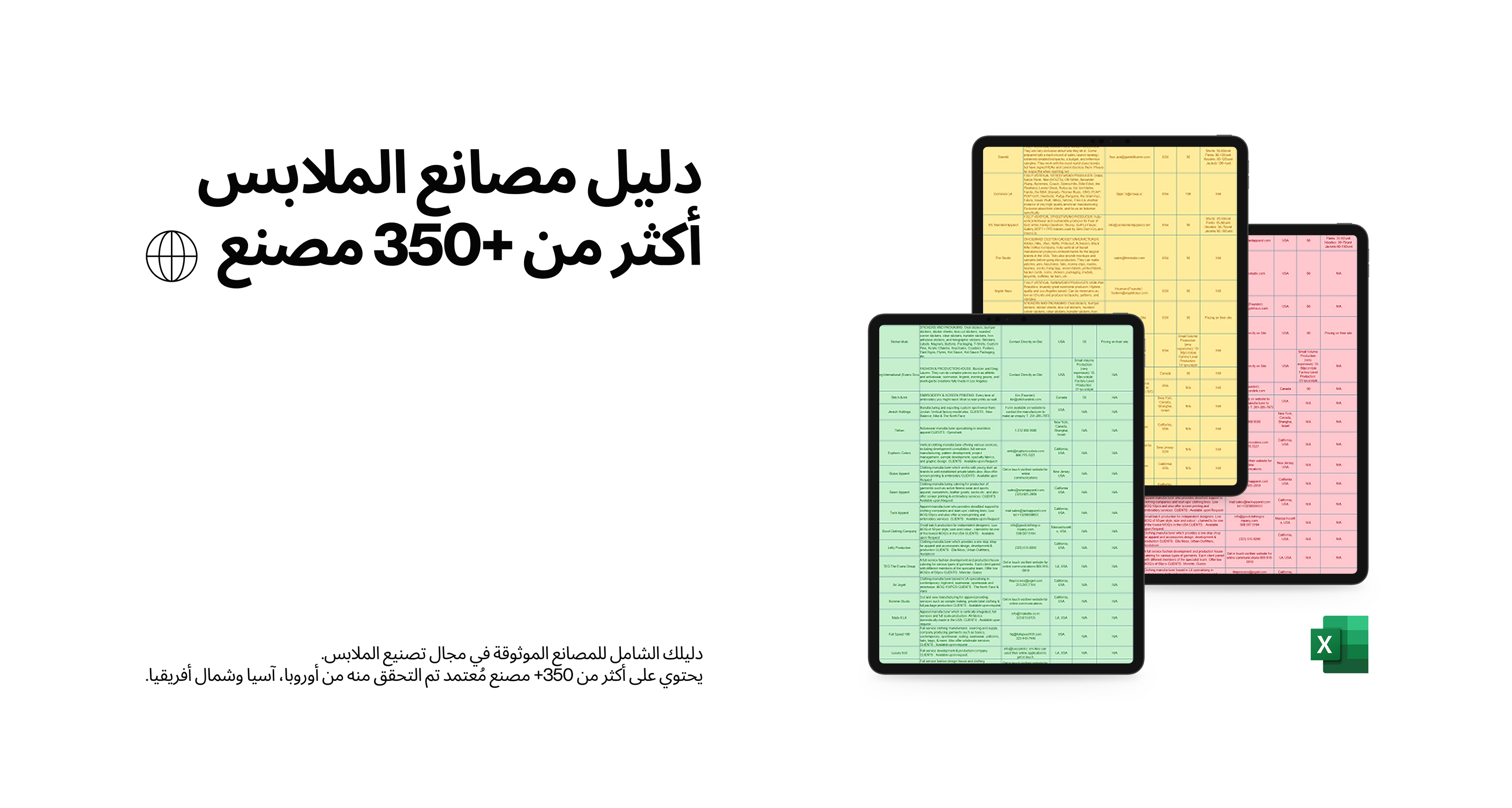 Factory Directory Global List 350+