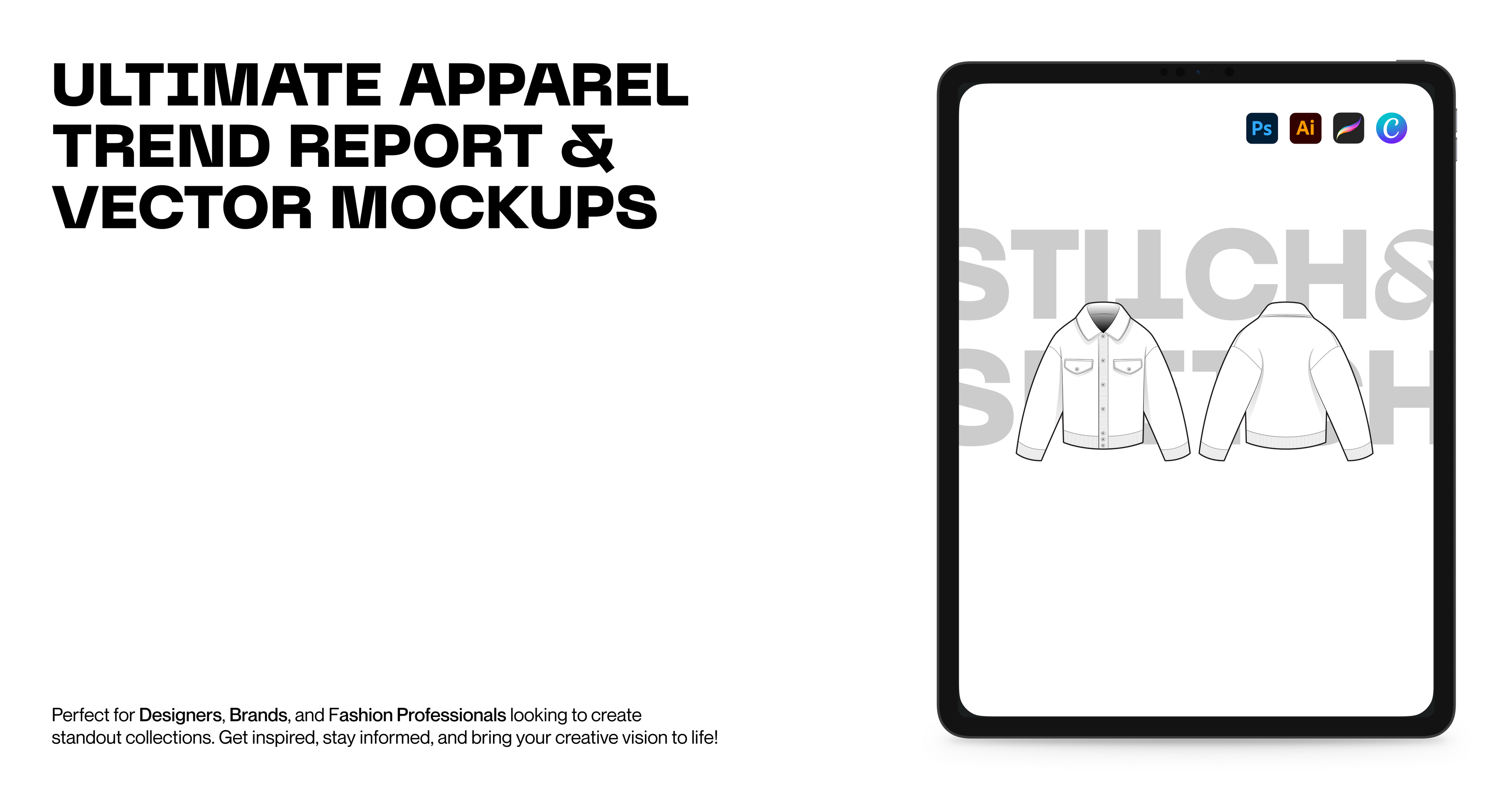 Classic Chest Pocket Polo Cardigan Mockup